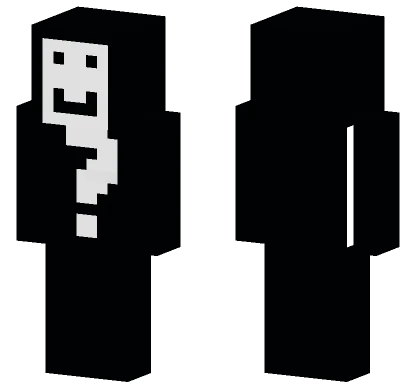 Question Mark Face Minecraft skin