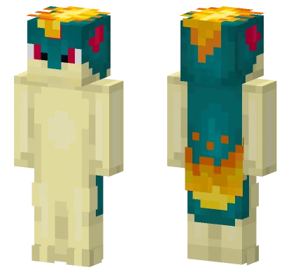 Quilava Pokemon Skin Minecraft skin