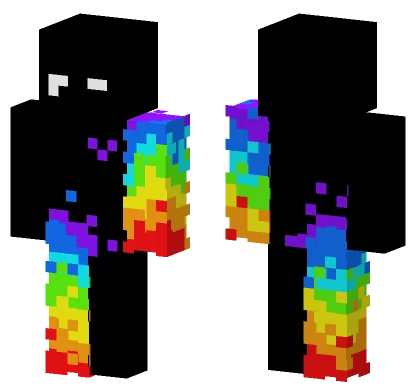 R4inbe4u Rainbow Skin Minecraft skin