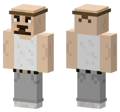 Rabbit Man Minecraft skin