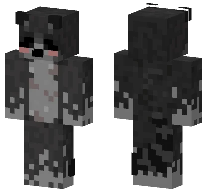 Raccoon Minecraft skin