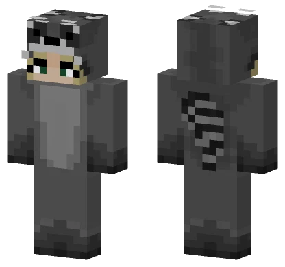 Raccoon Minecraft skin