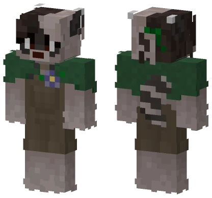 Raccoon Character Skin Minecraft skin