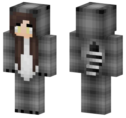 Raccooni The Raccoon Girl Minecraft skin