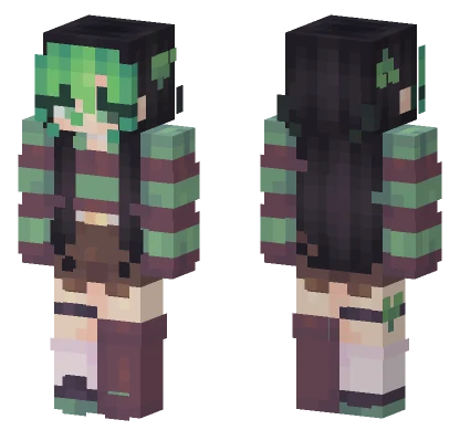 Radioactive Hearts Minecraft skin