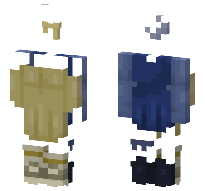 Raffle Blue Suit Minecraft skin