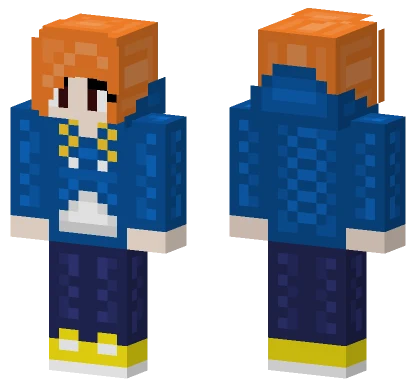 Raidgirl Hoodie Jeans Shoes Minecraft skin