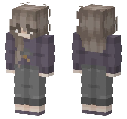 Rain Girl Minecraft skin