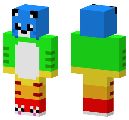 Rainbow Cat Minecraft skin