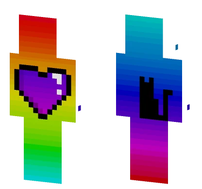 Rainbow Cat Skin Minecraft skin
