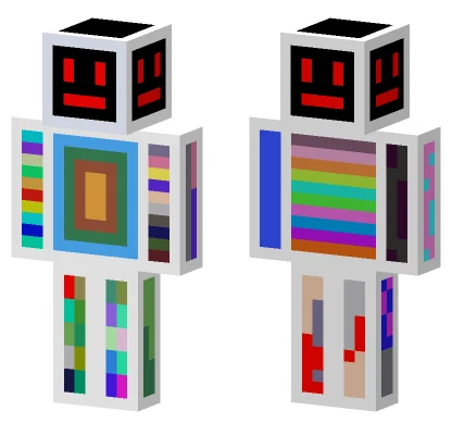 Stylish Blocky Figure Minecraft skin