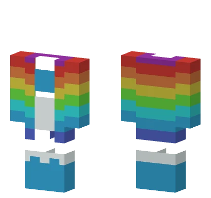 Rainbow Cloud Base Minecraft skin