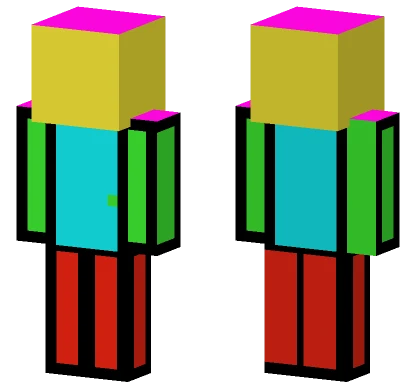Rainbow Dream Minecraft skin