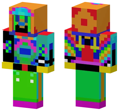 Rainbow Dude Minecraft skin