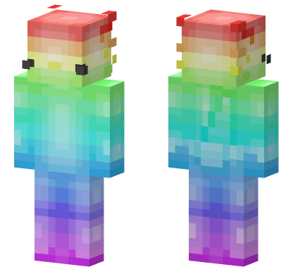 Rainbow Fixed Minecraft skin