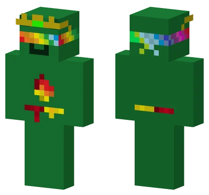 Rainbow Goggles Explorer Minecraft skin