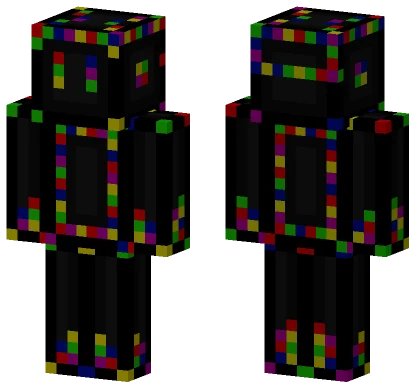 Rainbow Guardian Ramdom Supersyp Minecraft skin