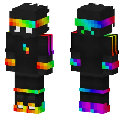 Rainbow Gun Skin Minecraft skin