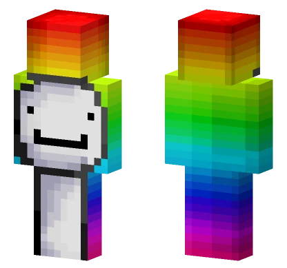 Rainbow HD Dream Minecraft skin