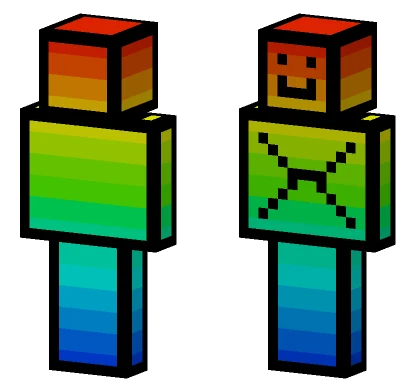 Rainbow Jelly Meme Minecraft skin