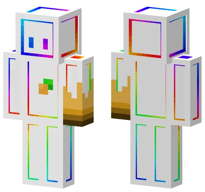 Rainbow Mango Minecraft skin