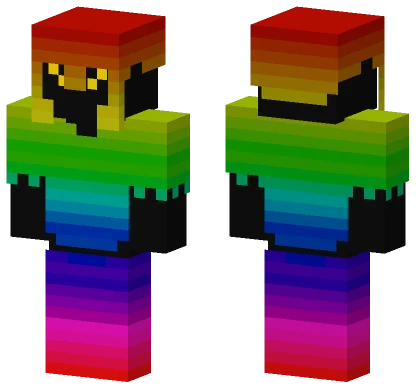Rainbow Monster Skin Minecraft skin