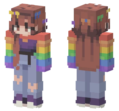 Rainbow Overload Te Minecraft skin