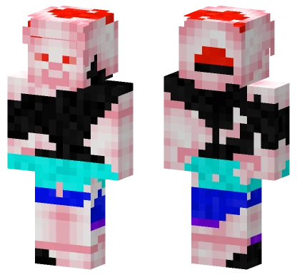 Rainbow Pink Minecraft skin