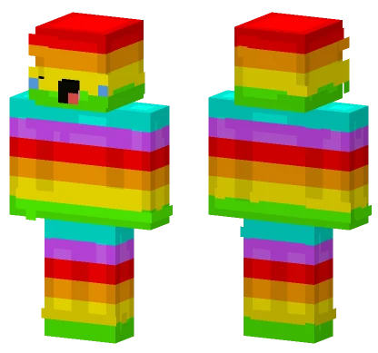 Rainbow Pop It Minecraft skin