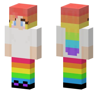 Rainbow Pride Skin Minecraft skin