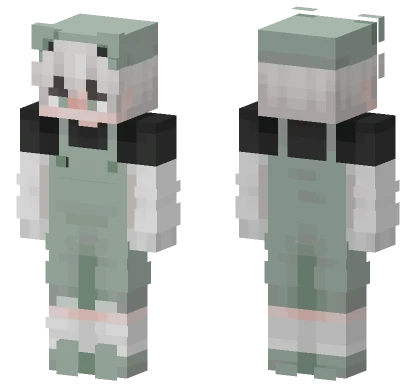Rainbow Series Green Minecraft skin
