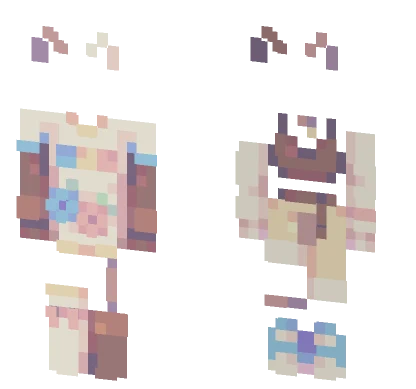 Rainbow Sherbet Raffle Minecraft skin