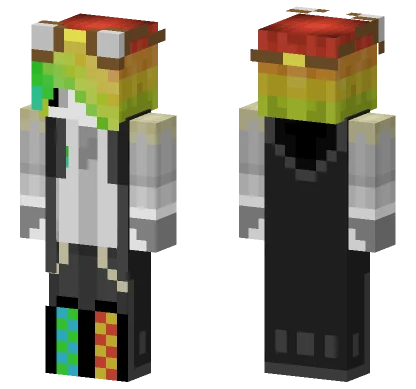 Rainbow Sombrero Minecraft skin