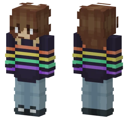 Rainbow Time Minecraft skin