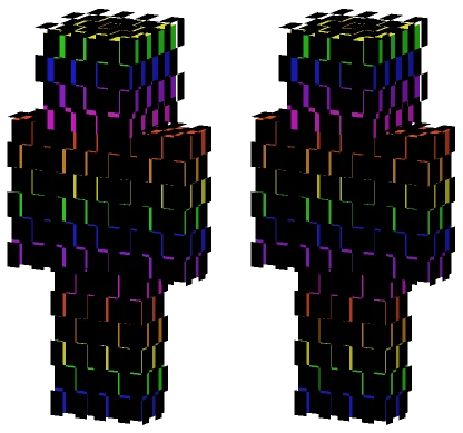 Rainbow Underlay Minecraft skin
