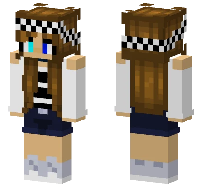 Random Brunette Girl Minecraft skin
