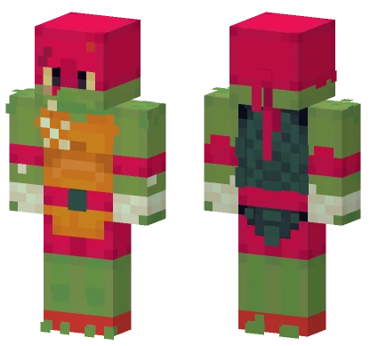 Raph Rottmnt Minecraft skin
