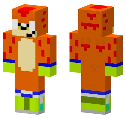 Raptor the Hedgehog Prototype 3 Minecraft skin
