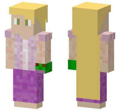 Rapunzel Minecraft skin