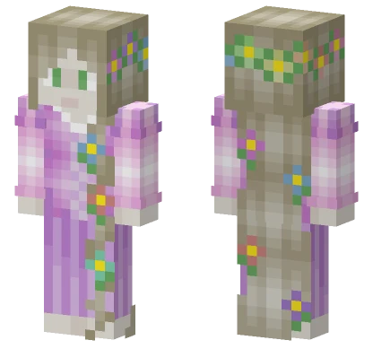 Rapunzel Minecraft skin