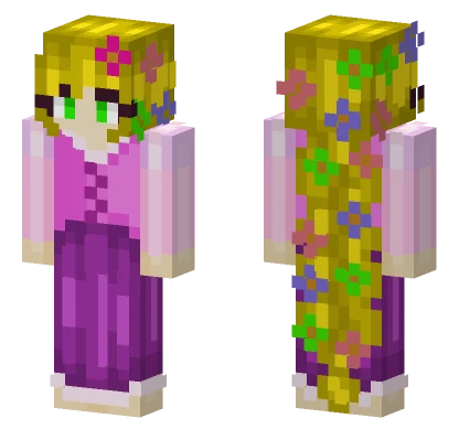 Rapunzel TR2 Minecraft skin