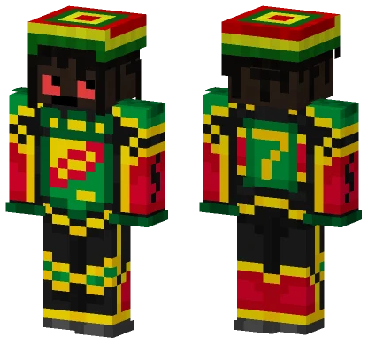 Rastafarian Hat Skin Minecraft skin