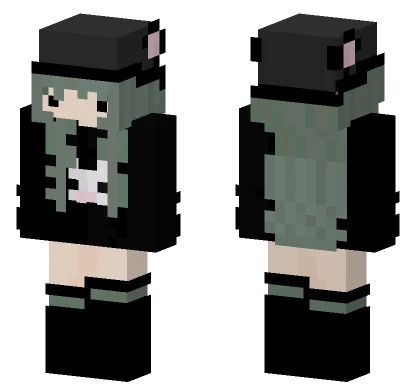Rat Girl Minecraft skin