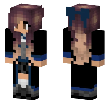 Ravenclaw Female Minecraft skin