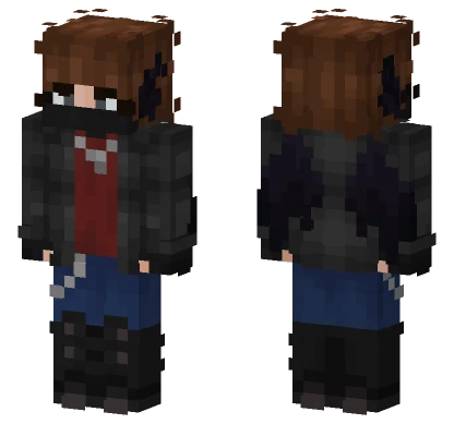 Ravenwindhoof Blue Coat Minecraft skin