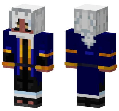 Rayoku Blue Outfit Minecraft skin