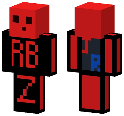 RB Z J And R Red Slime Minecraft skin