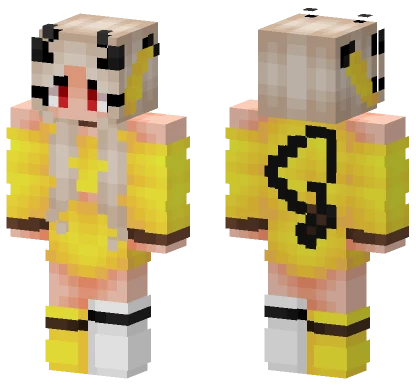 Realdevil S Egirl Pikachu Minecraft skin