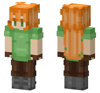 Realistic Alex Minecraft skin