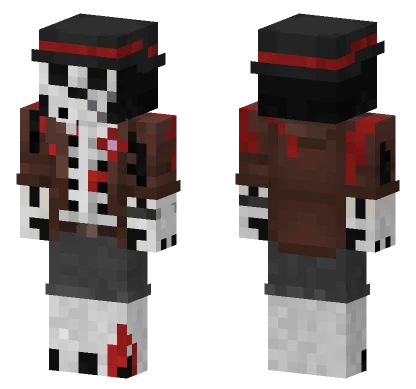 Reaper Red Summer Minecraft skin
